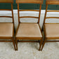 6 Edwardian Mahogany Dining Chairs with Drop in Seats