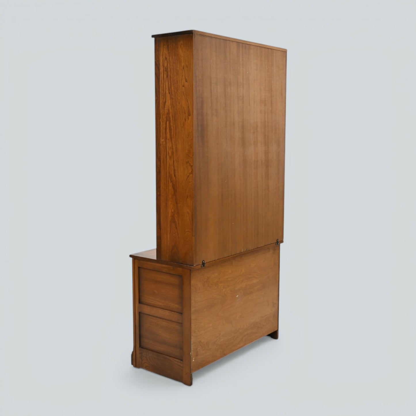 Ercol Mural Wall Unit Display Cabinet Glass Doors Golden Dawn FREE UK Delivery
