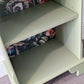 Sage Green Upcycled Cabinet – Whimsical Botanical Interior Bookcase//