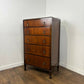 Vintage Mahogany Five Drawer Chest