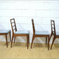 vintage dining chairs X4 ONLY teak McIntosh danish mid century DELIVERY