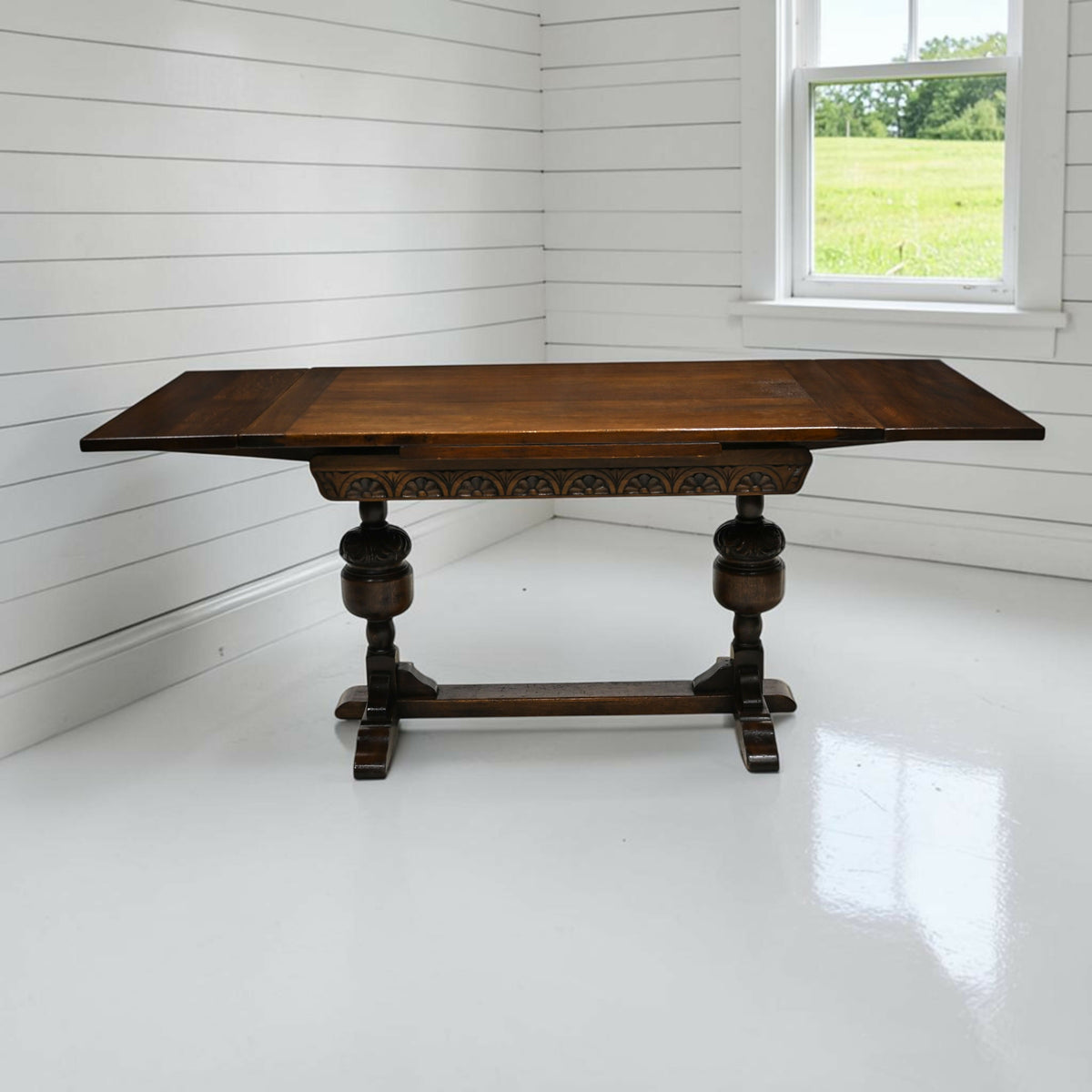 Oak Extending Dining Table Made By Jaycee Furniture Of Brighton FREE Delivery*