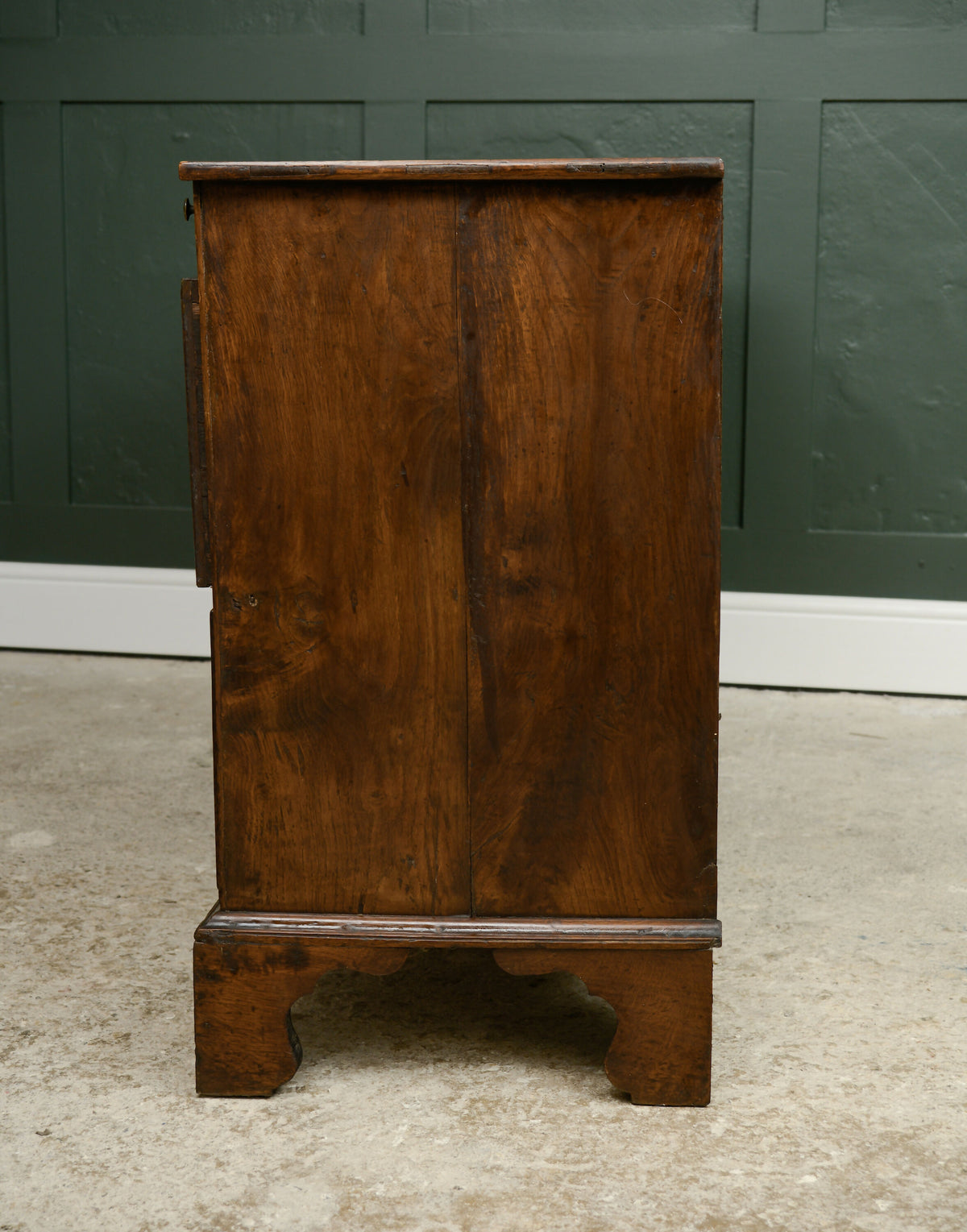 Wide Georgian Oak Chest of Drawers - 2 Drawer Chest