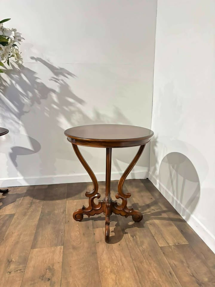 Victorian Style Carved Mahogany Centre Table