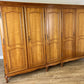 Wardrobe Vintage French Louis XVI Style Five Door Carved Armoire LOT 4985