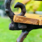 Garden Park Memorial Bench Cast Iron Oak