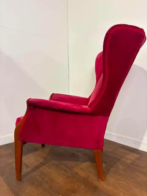 Vintage Parker Knoll Wing Back Chair (For Restoration)