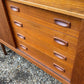 Danish Teak Mid Century Sideboard with Sliding Doors by Clausen and Son
