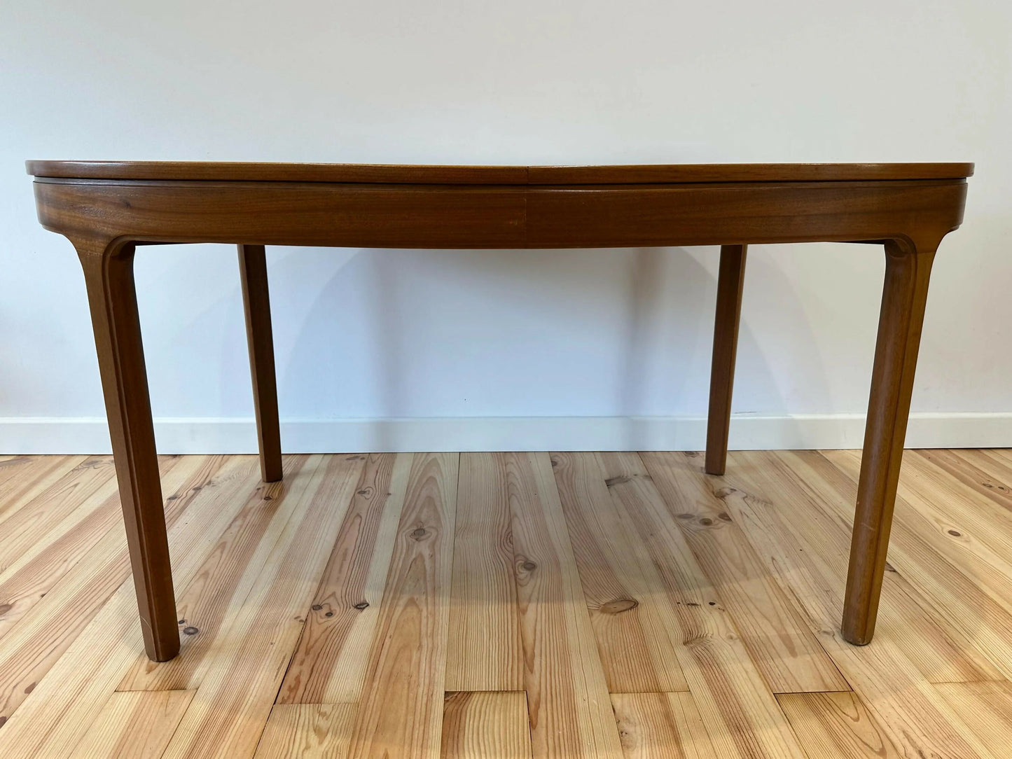 Nathan Mid Century Teak Dining Table Extendable Vintage MCM Extending Table