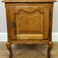 Pair of Bedside Tables Vintage French Louis Oak Nightstands Cabinets LOT 6295
