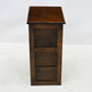 Vintage Oak bedside Cabinet 2 Shelves 62cm Tall Painted Inside FREE UK Delivery*. SBR11097/2710E