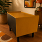 Meredew MCM 1970s low boy drawers record player unit
