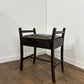 Vintage Beech Piano Stool with Lift-Up Storage
