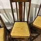 Vintage Set of Five Oak Dining Chairs