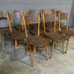 Extremely Rare Set 12 J & J Kohn Bentwood Bistro Dining Chairs