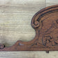 Pediment Antique French Style Oak Carved Decorative Furniture Crest LOT 6540