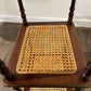 Reproduction Mahogany & Wicker What-Not