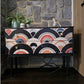 SOLD - Hand Painted Vintage Mid-Century 2-Drawer Chest