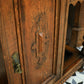 Oak Hall Stand Stick Stand with Drip Trays and Cupboard