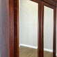 Wardrobe Antique French Style Mahogany Mirrored Two Door Carved Armoire LOT 6543