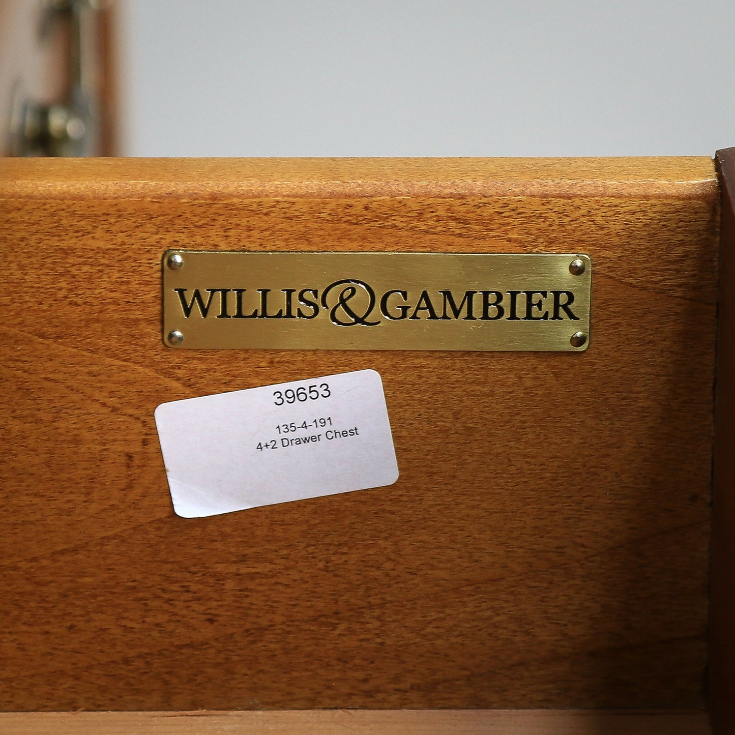 Willis and Gambier Cherrywood Chest of Drawers Tallboy 6 Drawers