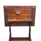 Antique Oak flip top side table