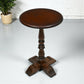Old Charm Wine/Occasional Table Pedestal Tudor Brown Model 2217 FREE Delivery*. SBR10688/1007E