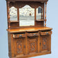 Edwardian Oak Mirror Back Sideboard
