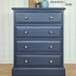 Navy Blue Chest of Drawers (2)