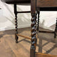 Oak Gateleg Dining Table On Barley Twist Supports