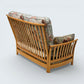 Ercol Renaissance 2str Sofa Genuine Ercol Upholstery Light Finish FREE Delivery*