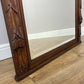 Mirror Antique French Oak Wall Mirror Home Decor Carved Wall Frame LOT 6371