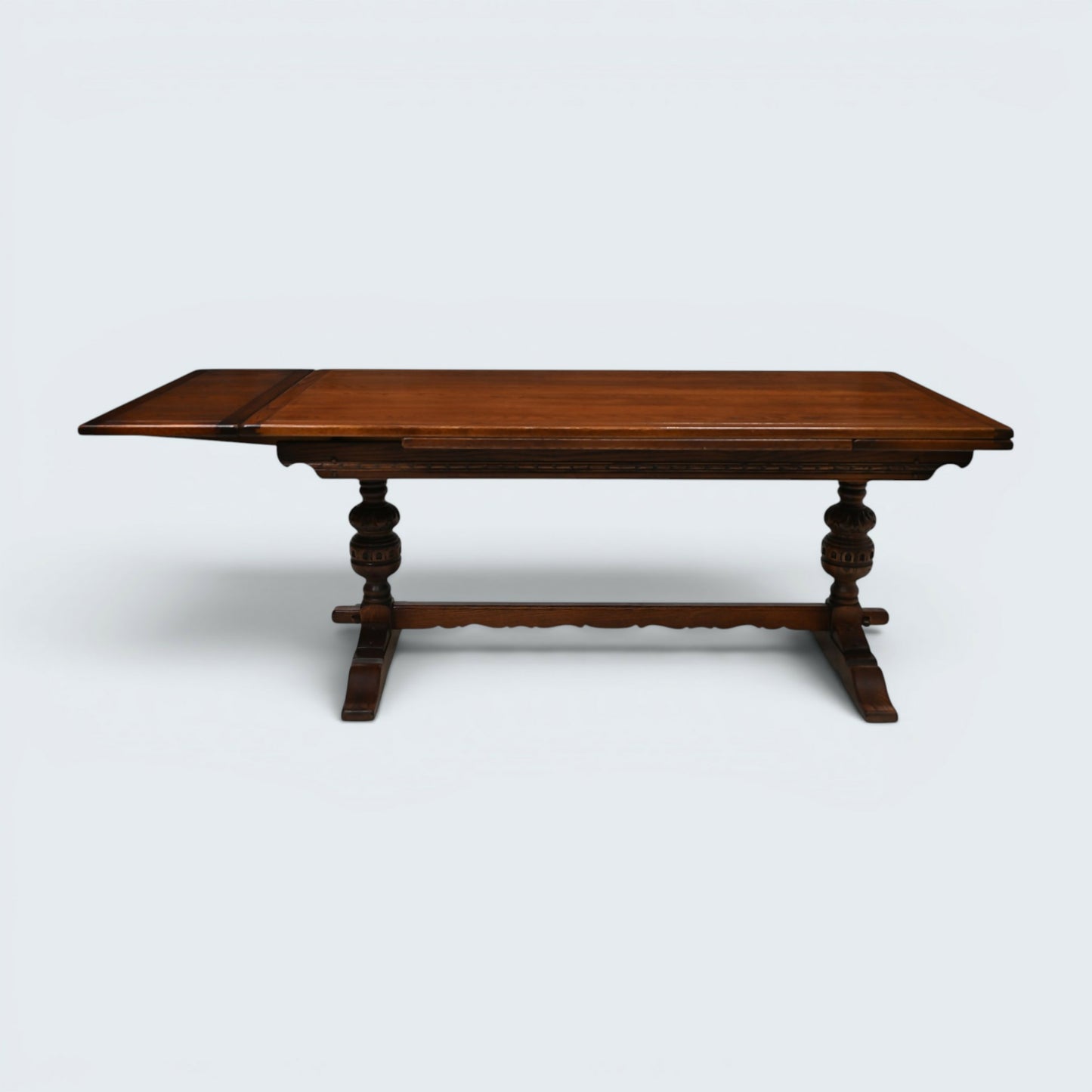 Old Charm Dining Table Can Seat 12 Extending Tudor Brown #1727 FREE UK Delivery