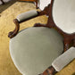 Pair Of Antique Beech Framed Drawing Room Chairs3