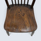 3 Antique Old Pub Style Kitchen Chairs Windsor Bow Back Elm Seats FREE Delivery*