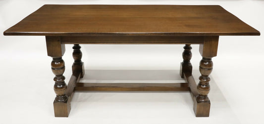 Large Solid Oak Dining Table 6ft x 3ft Bevan Funnell Reprodux FREE UK Delivery. SBR7927/1404C