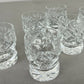 Carafe Set Vintage Style Crystal Cut 6 Shot Glasses and Tray LOT 6436