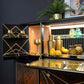 "The Washington", Art Deco Drinks Sideboard, BeautilityDrinks Cabinet, Cocktail