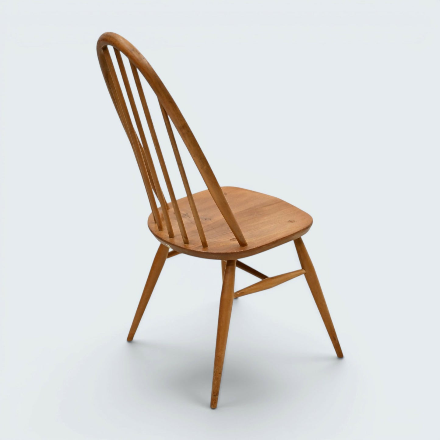 3 Ercol Dining Chairs Windsor Quaker Light Finish Vintage 1970s FREE UK Delivery