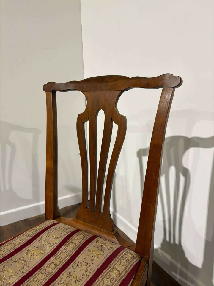 Pair of Georgian Mahogany Side Chairs