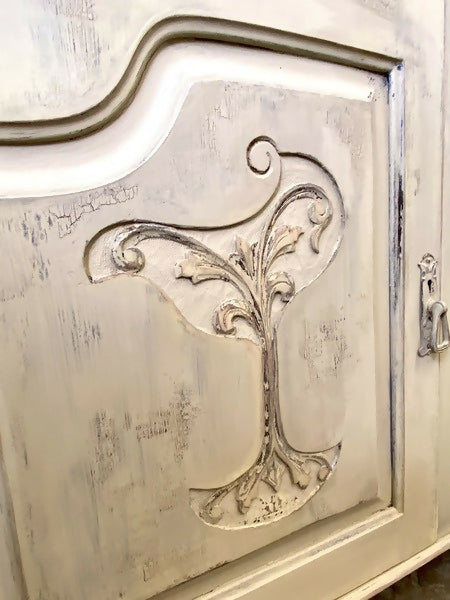 Sideboard Distressed Painted Arts & Crafts