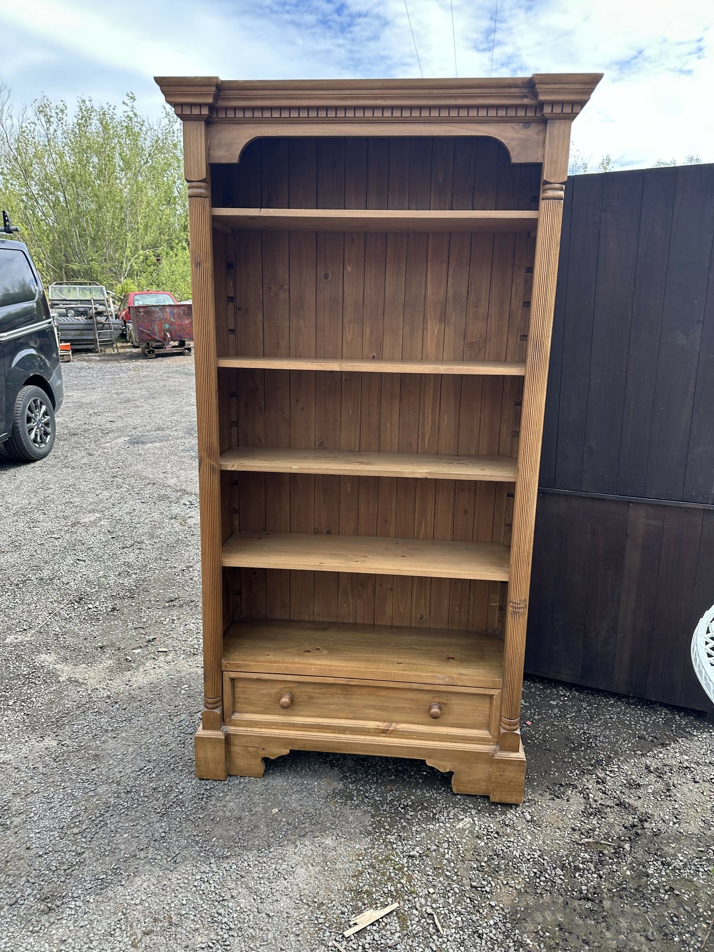 Tall Vintage Shelves