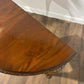 Reproduction Mahogany Demi Lune Hall Table