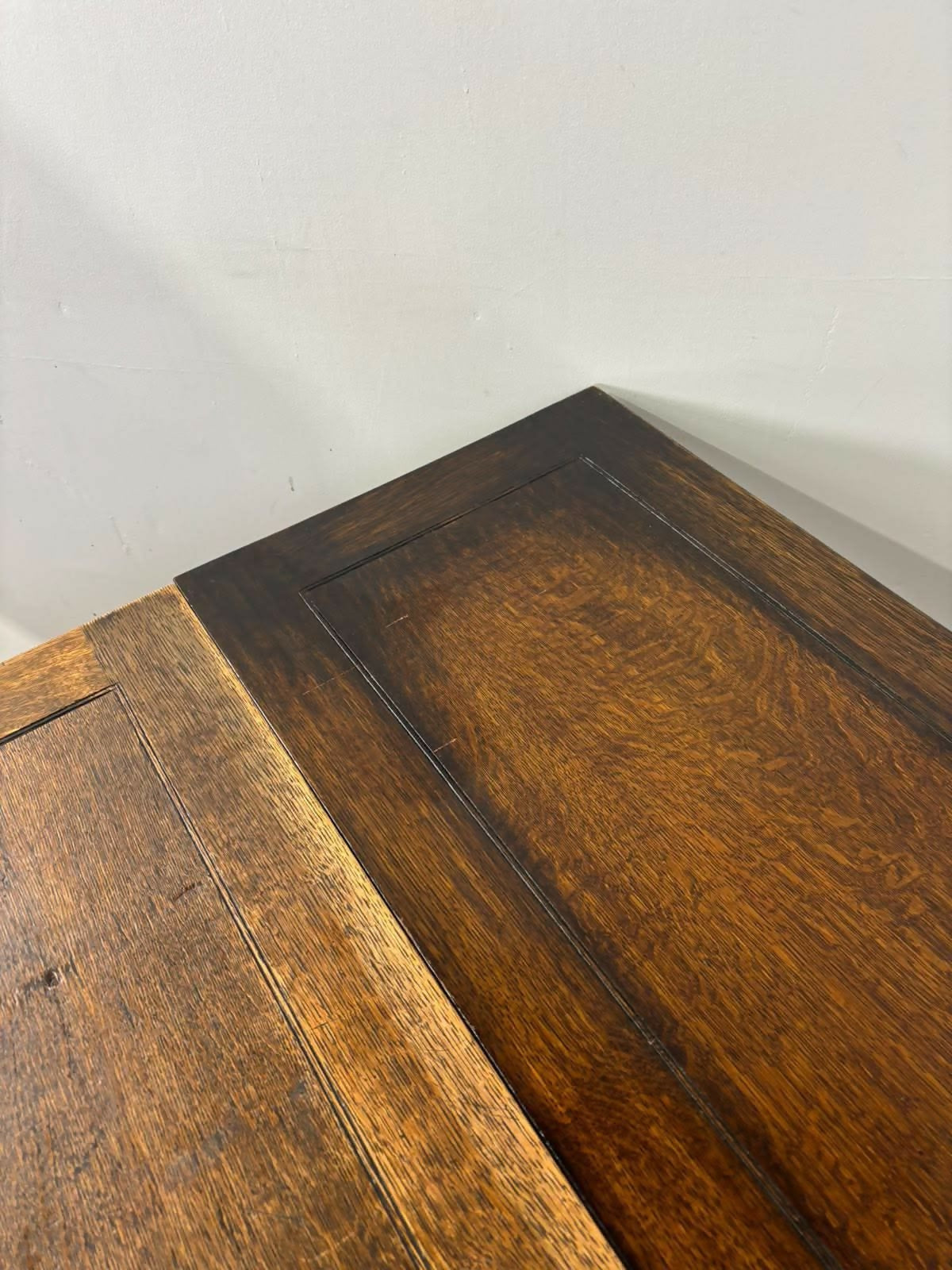 Vintage Oak Draw Leaf Dining Table – Barley Twist Base