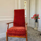 Parker Knoll PK928-9 High Back Armchair Reupholstered in 'Linwood' Velvet. In Great Condition