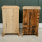 Pair Vintage Pine Bedside Cupboards Tables - Pot Cupboards - SKU 206 207