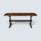Ercol Plank Top Dining Table Solid Elm #419 Dark Finish Seat 8 FREE UK Delivery