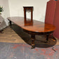 Rare Regency Extending Dining Table by Samuel Hawkins, with Leaf Cabinet – Seats Twelve in Grand Style