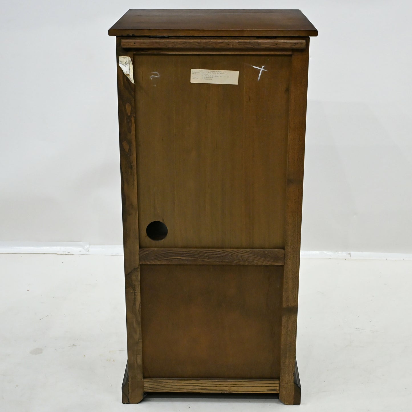 Old Charm Hi Fi/Record Cabinet 2 Adjustable Shelves Light Oak FREE UK Delivery*. SBR10189/1203E