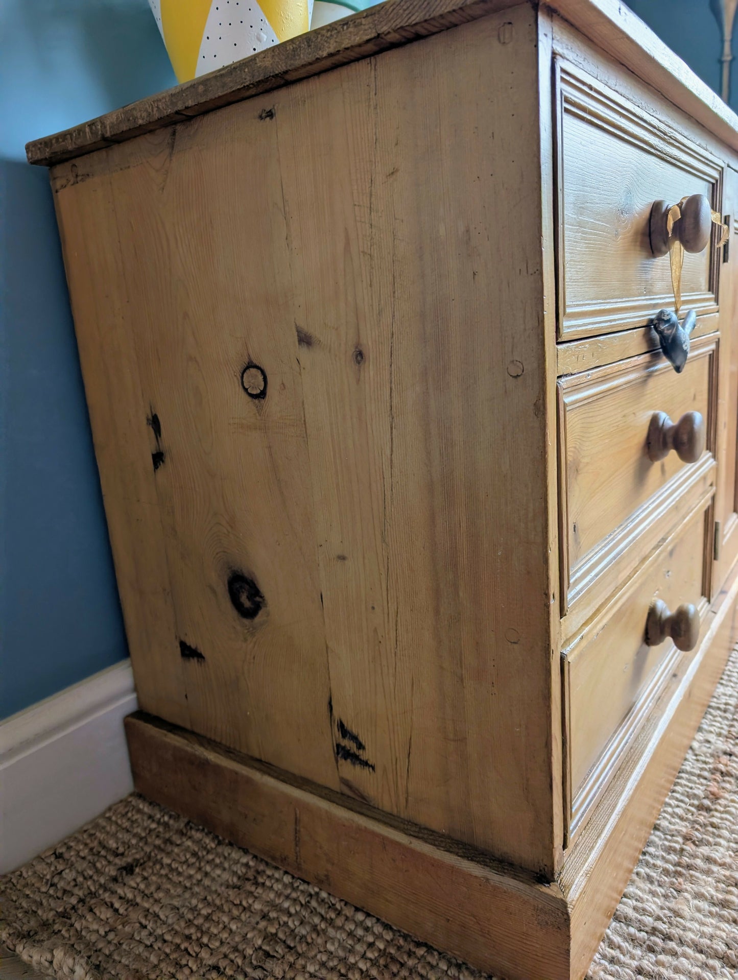 Rustic pine sideboard